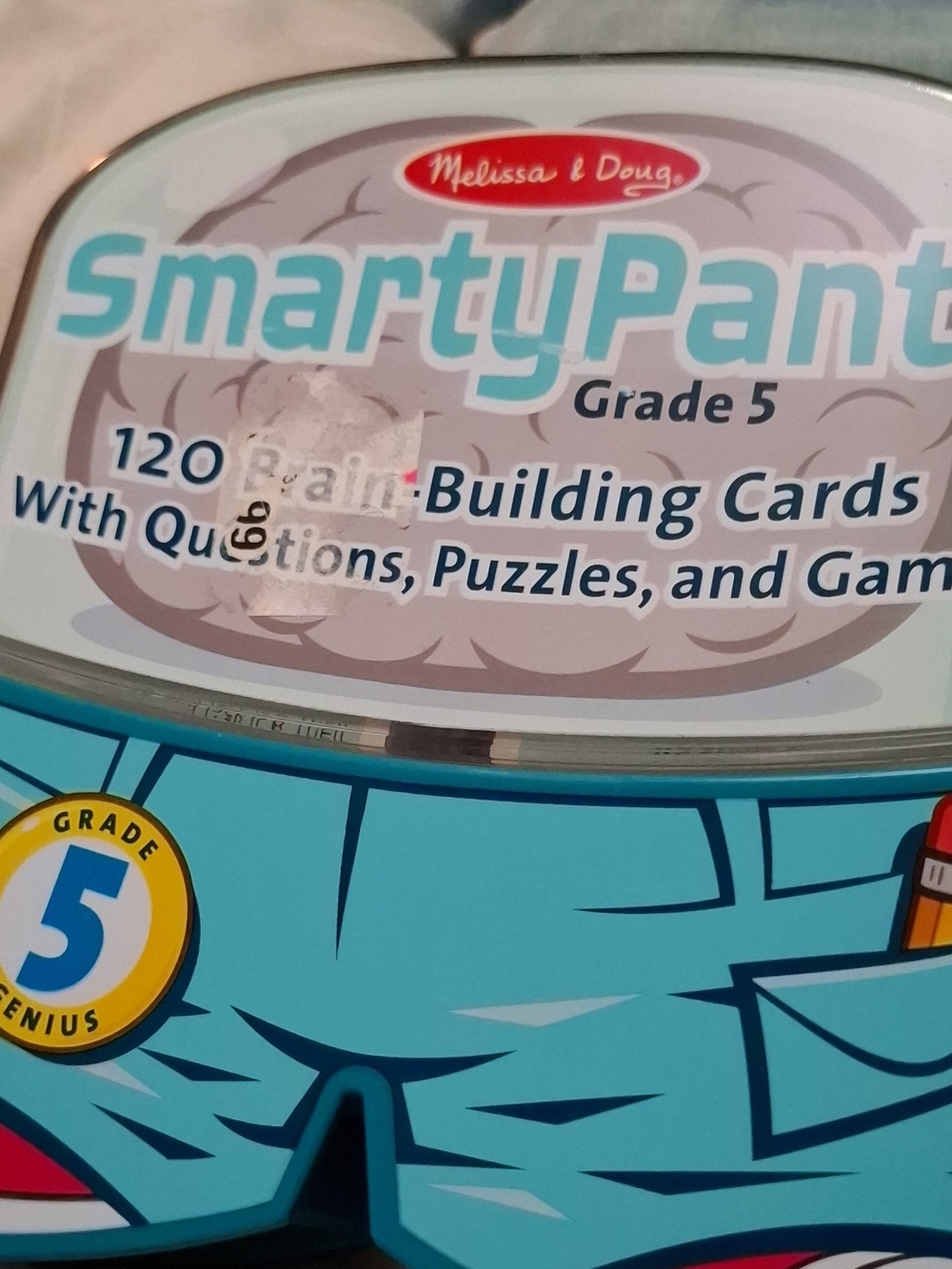Melissa & Doug SmartyPants Grade 5 Brain-Building Card Set - Blue